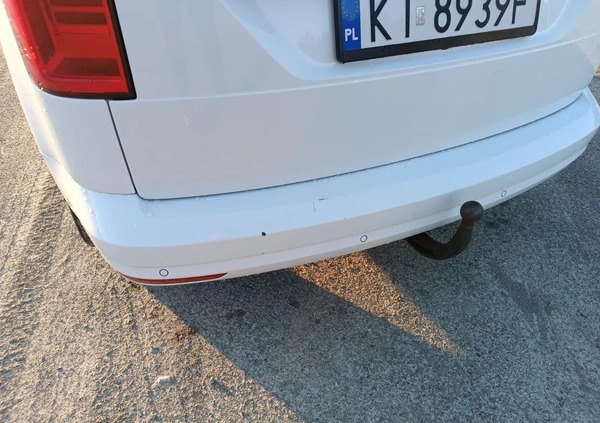 Volkswagen Caddy cena 56900 przebieg: 163435, rok produkcji 2018 z Jordanów małe 37